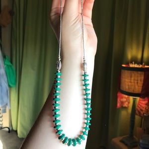 Natural Green Turquoise Necklace